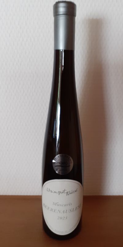 Produktbild von: <br>Artikel-Nr.: 62<br>2023er Oberdollendorfer Muscaris Beerenauslese lieblich 0,5l<br>