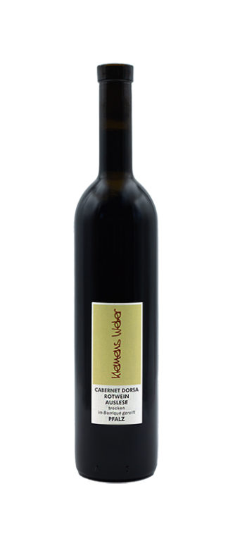 <br>13 -- 2022er Cabernet Dorsa Rotwein<br>Auslese trocken<br>im Barrique gereift<br>Burrweiler Schlossgarten 0,75 l<br>